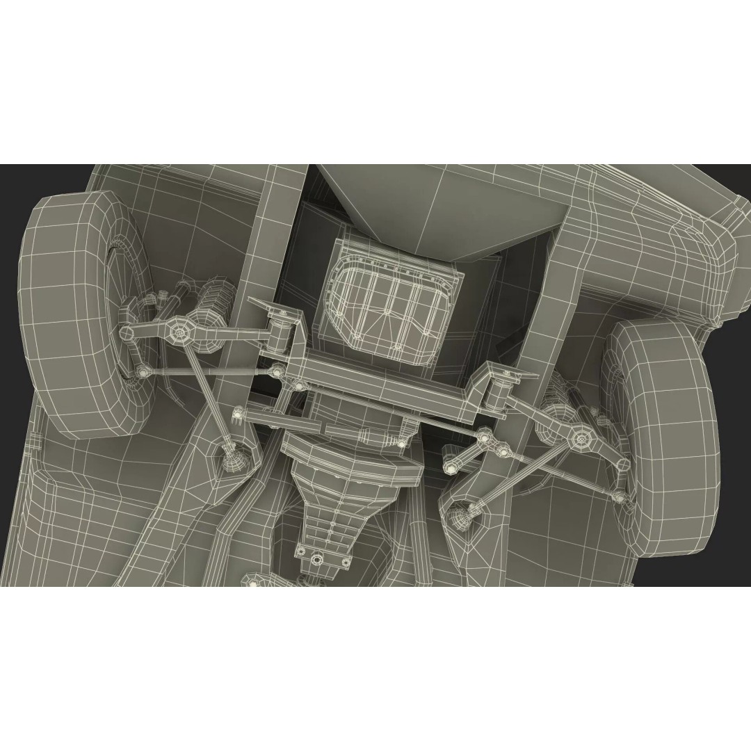 Mercedes Benz 350 SE 3D Model – Rigged Vintage Luxury Sedan, FBX - View 46