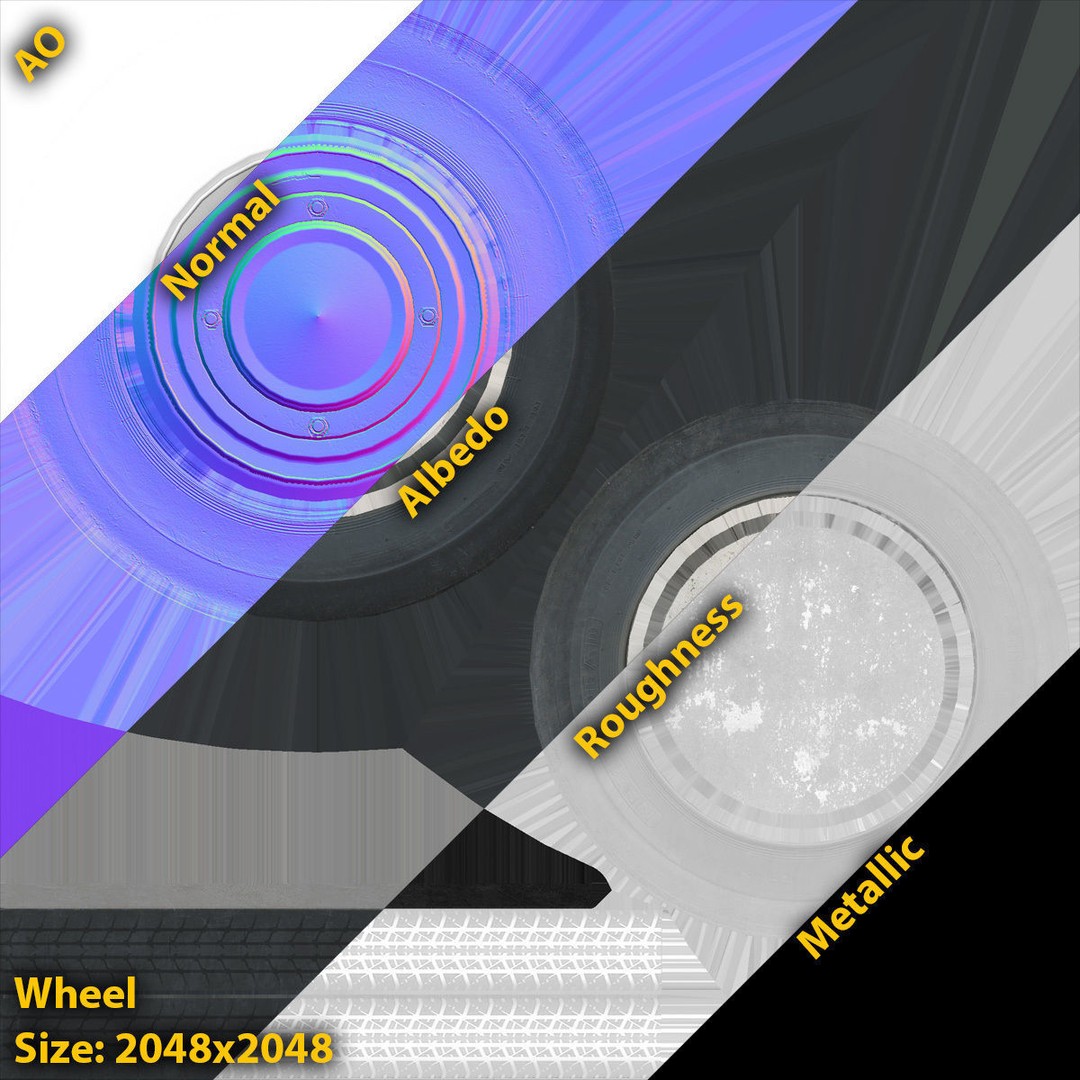 ZAZ-968 3D Model – Low Poly Retro Car, Game Ready FBX - View 16