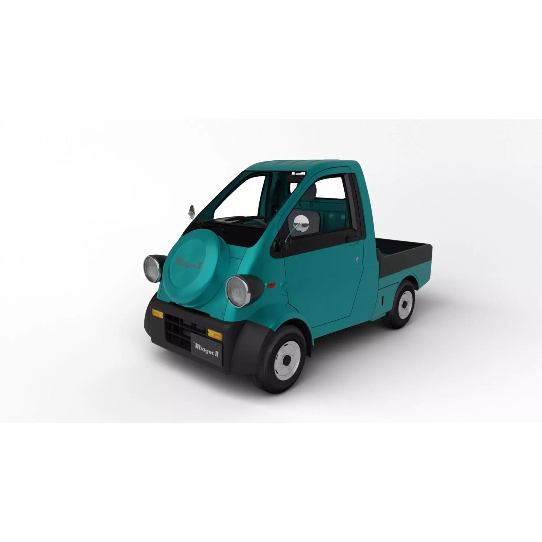 Daihatsu Midget II 3D Model – Detailed PBR Game Asset, Blender, FBX, OBJ - View 2