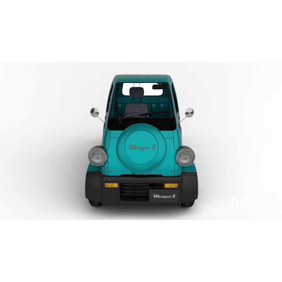 Daihatsu Midget II 3D Model – Detailed PBR Game Asset, Blender, FBX, OBJ - View 3