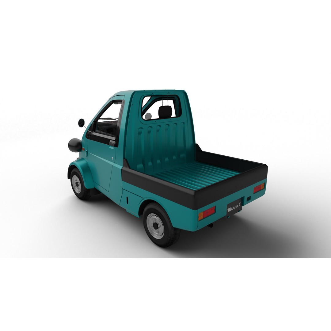 Daihatsu Midget II 3D Model – Detailed PBR Game Asset, Blender, FBX, OBJ - View 5