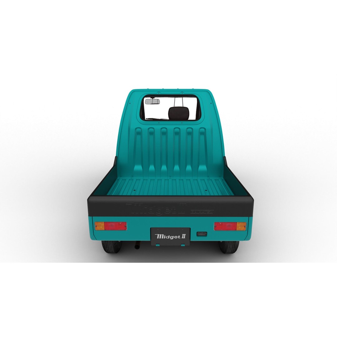 Daihatsu Midget II 3D Model – Detailed PBR Game Asset, Blender, FBX, OBJ - View 6