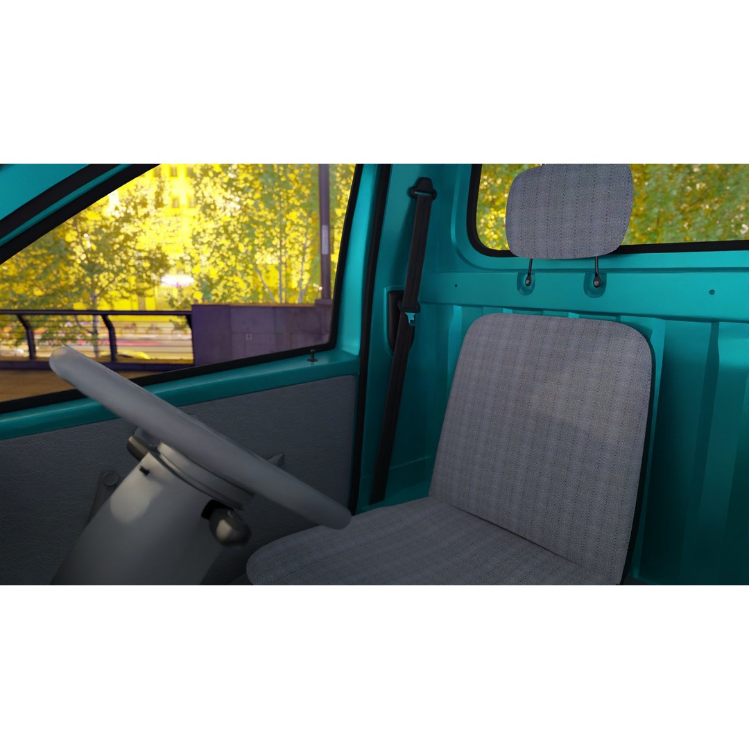 Daihatsu Midget II 3D Model – Detailed PBR Game Asset, Blender, FBX, OBJ - View 9