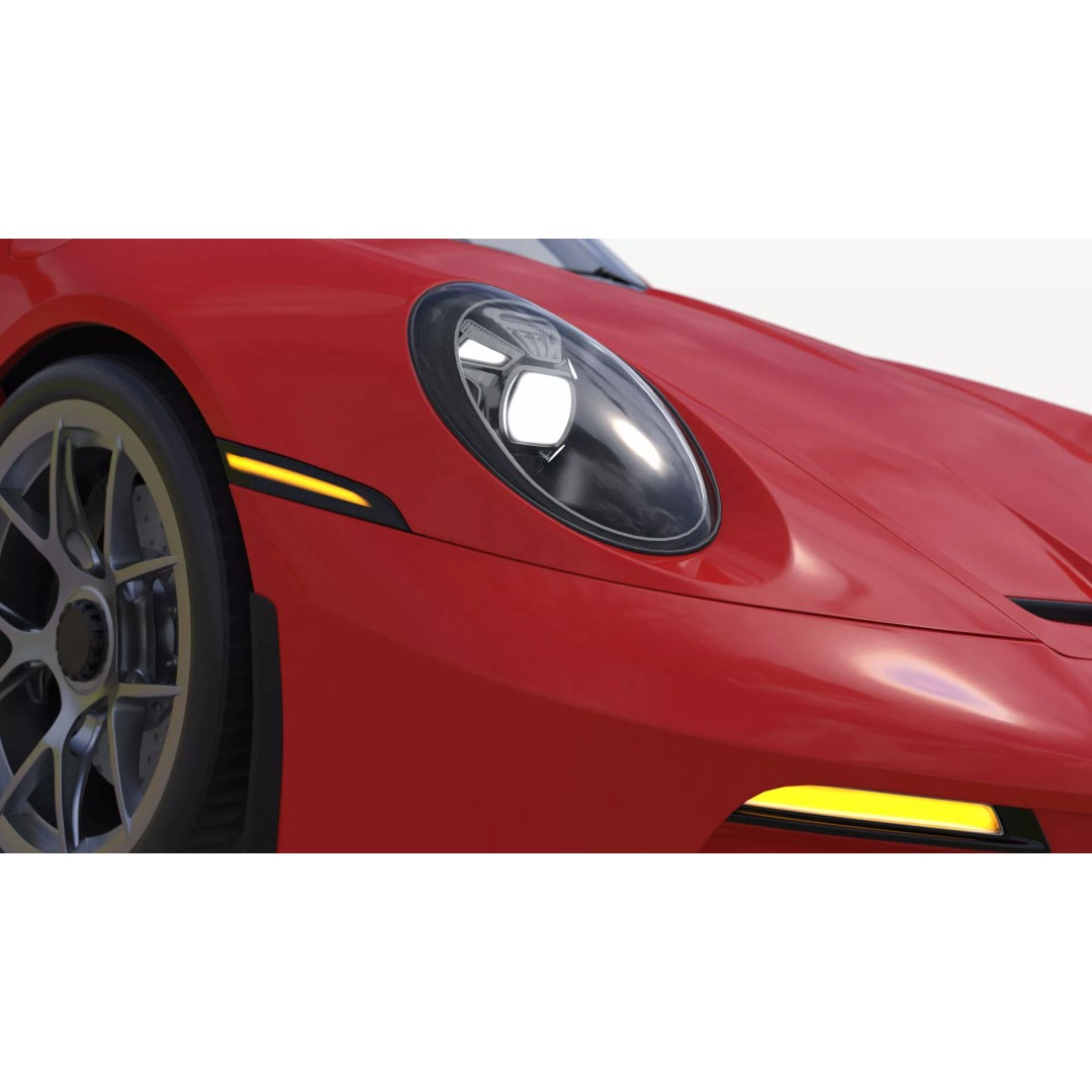 Ultra Fast Sport Coupe 3D Model – Simplified Design, PBR Textures, FBX - View 17
