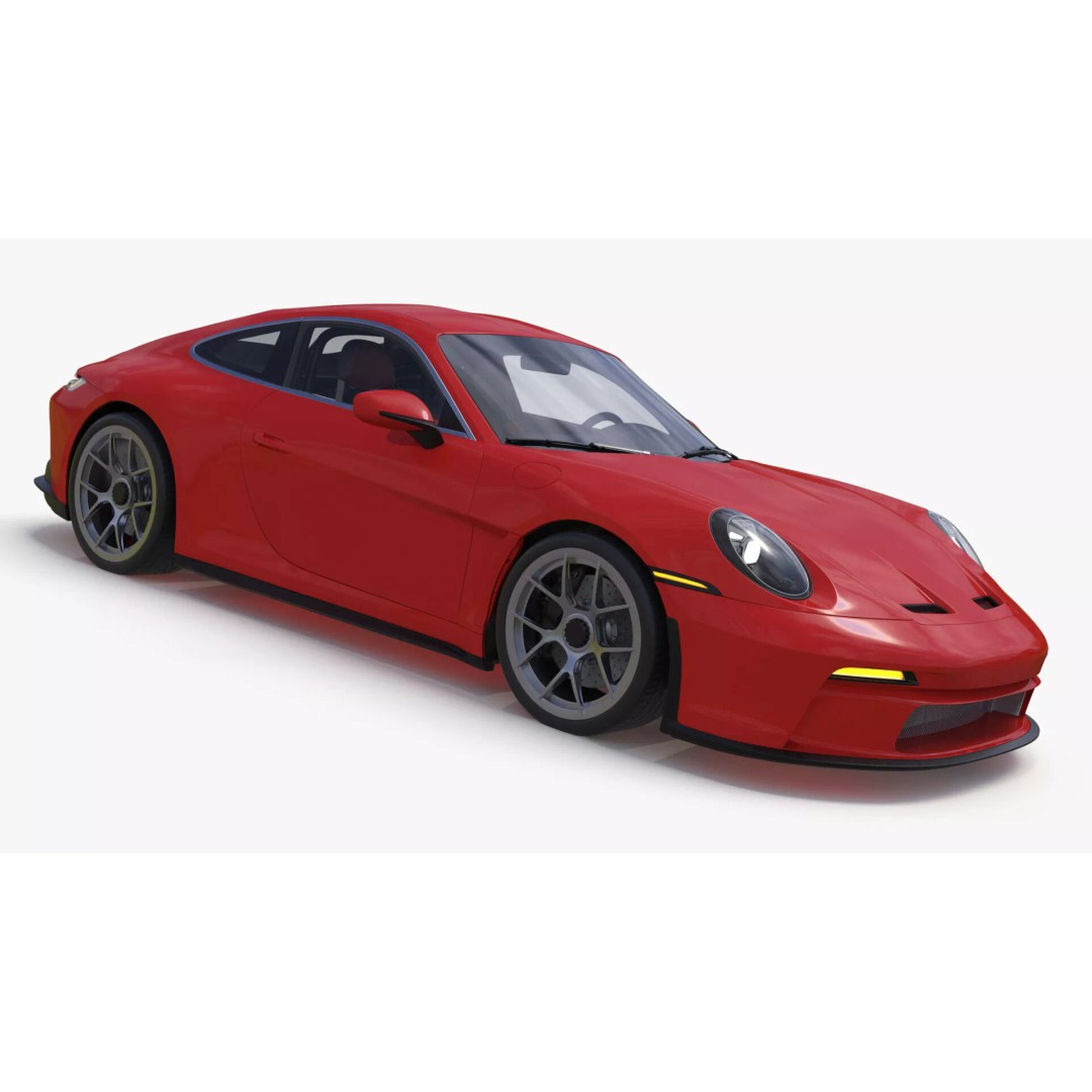 Ultra Fast Sport Coupe 3D Model – Simplified Design, PBR Textures, FBX - View 21
