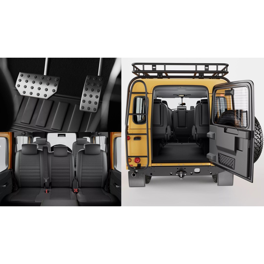 Land Rover Defender Works V8 Trophy 3D Model – PBR SUV Asset, FBX, Blender - View 15