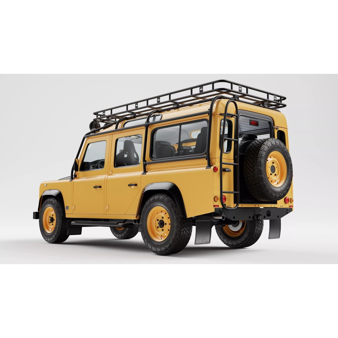 Land Rover Defender Works V8 Trophy 3D Model – PBR SUV Asset, FBX, Blender - View 3