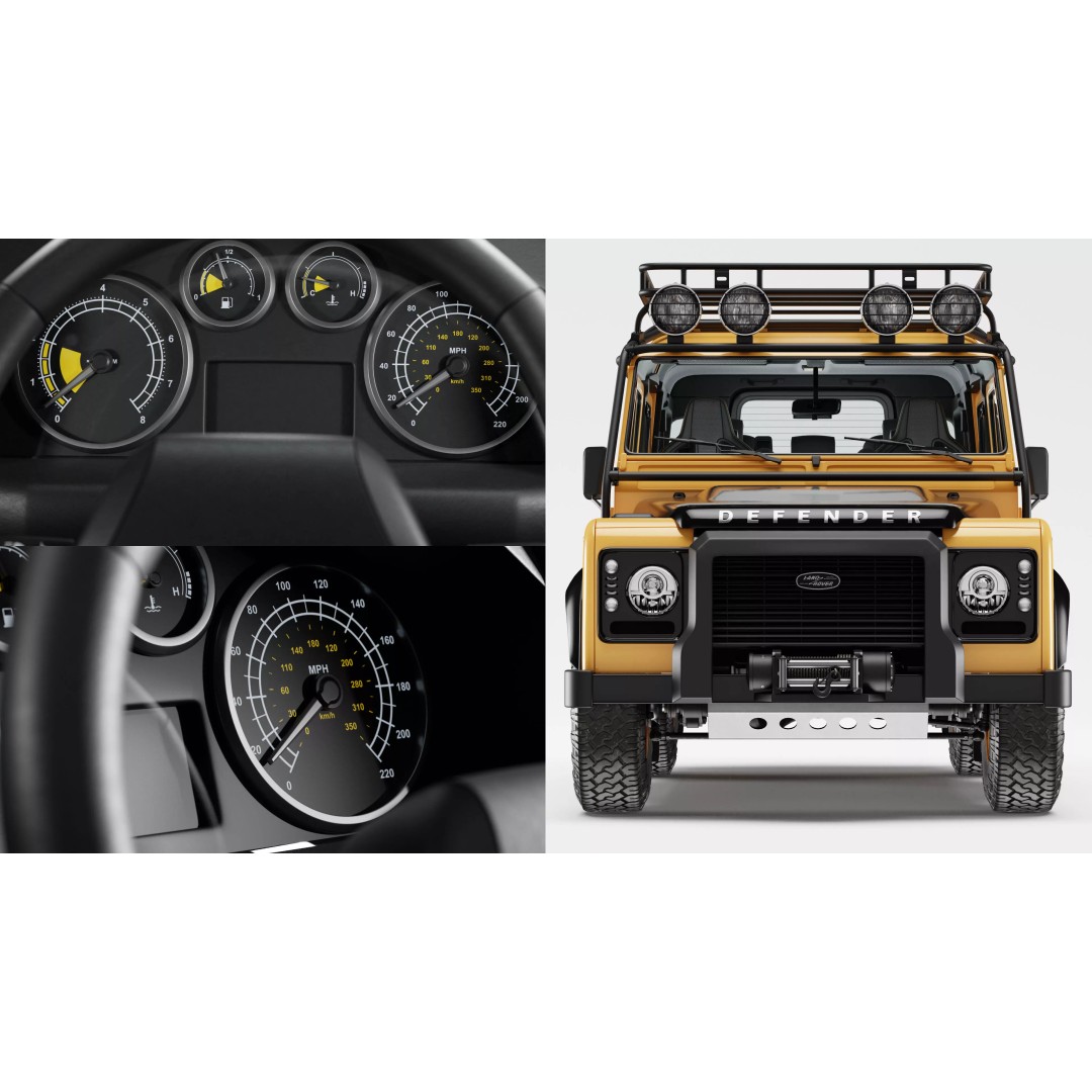 Land Rover Defender Works V8 Trophy 3D Model – PBR SUV Asset, FBX, Blender - View 5