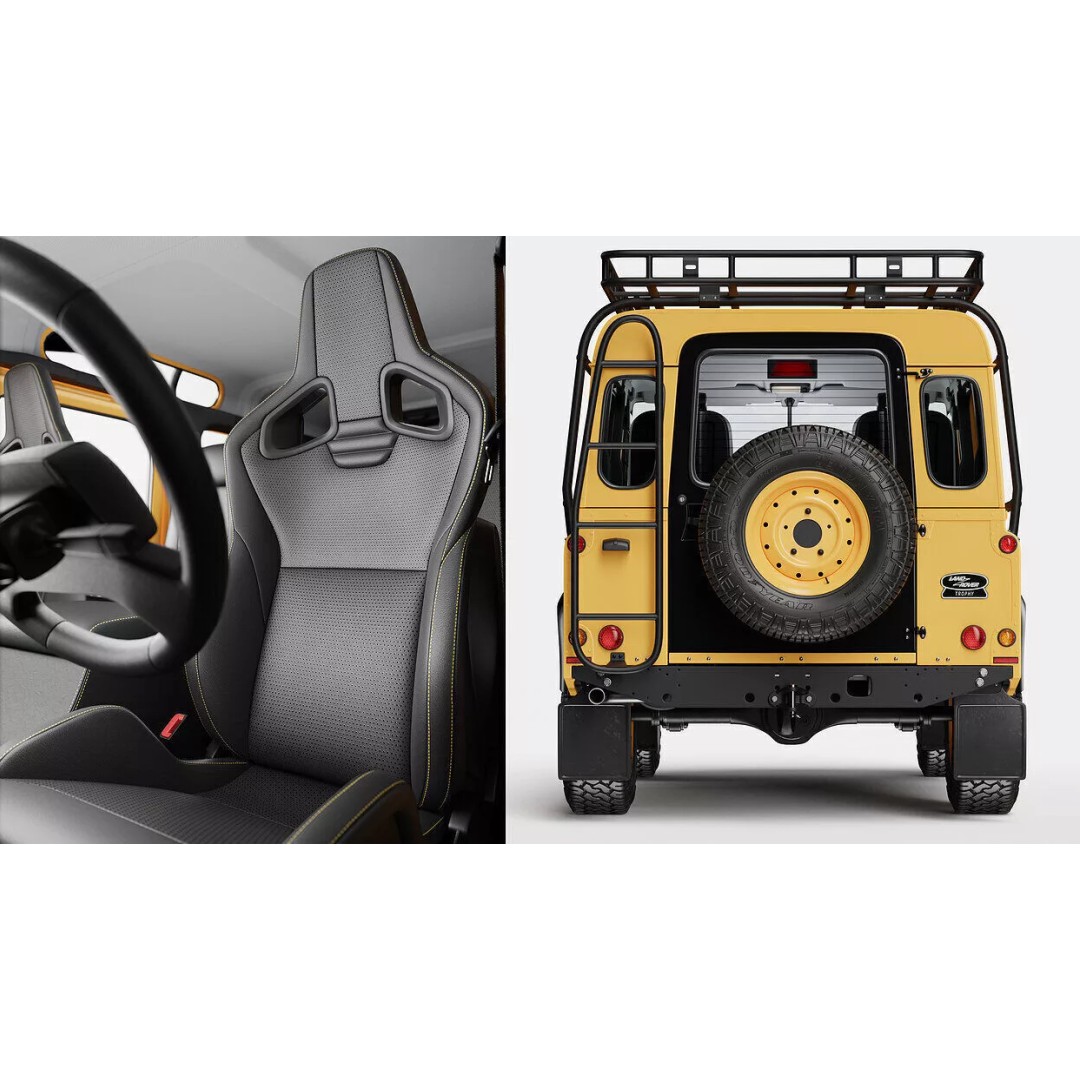 Land Rover Defender Works V8 Trophy 3D Model – PBR SUV Asset, FBX, Blender - View 6