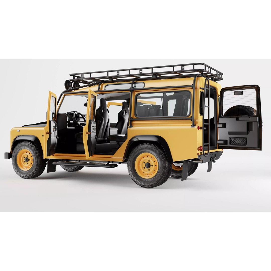 Land Rover Defender Works V8 Trophy 3D Model – PBR SUV Asset, FBX, Blender - View 8