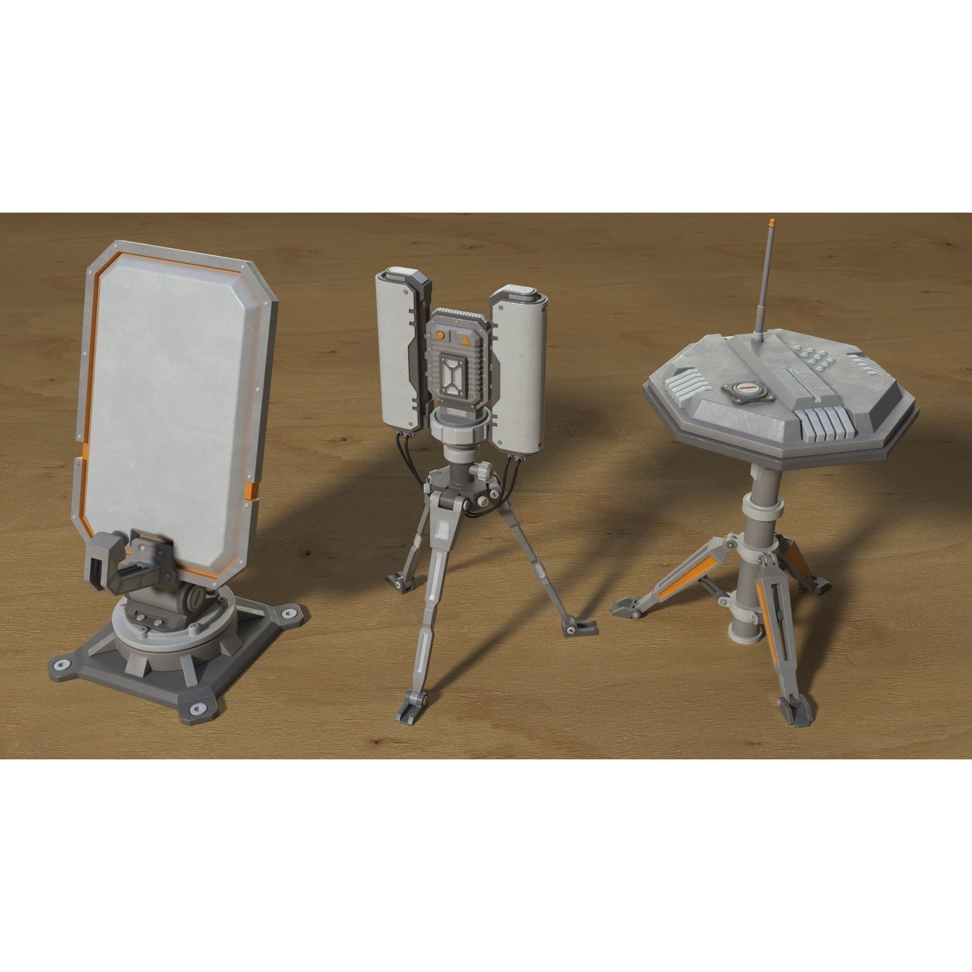 Antenas Collection - Low-Poly Game-Ready 3D Model - View 10