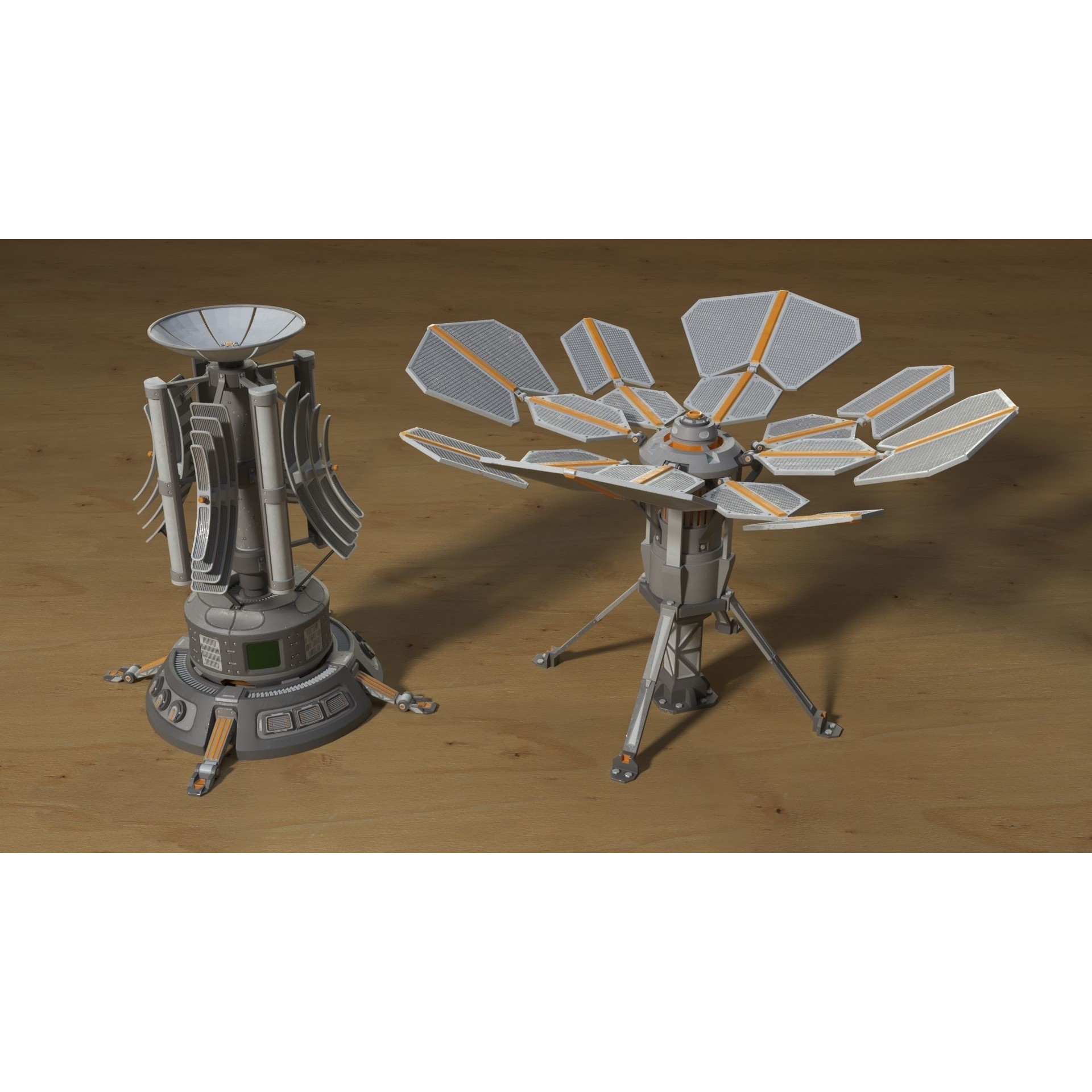 Antenas Collection - Low-Poly Game-Ready 3D Model - View 6
