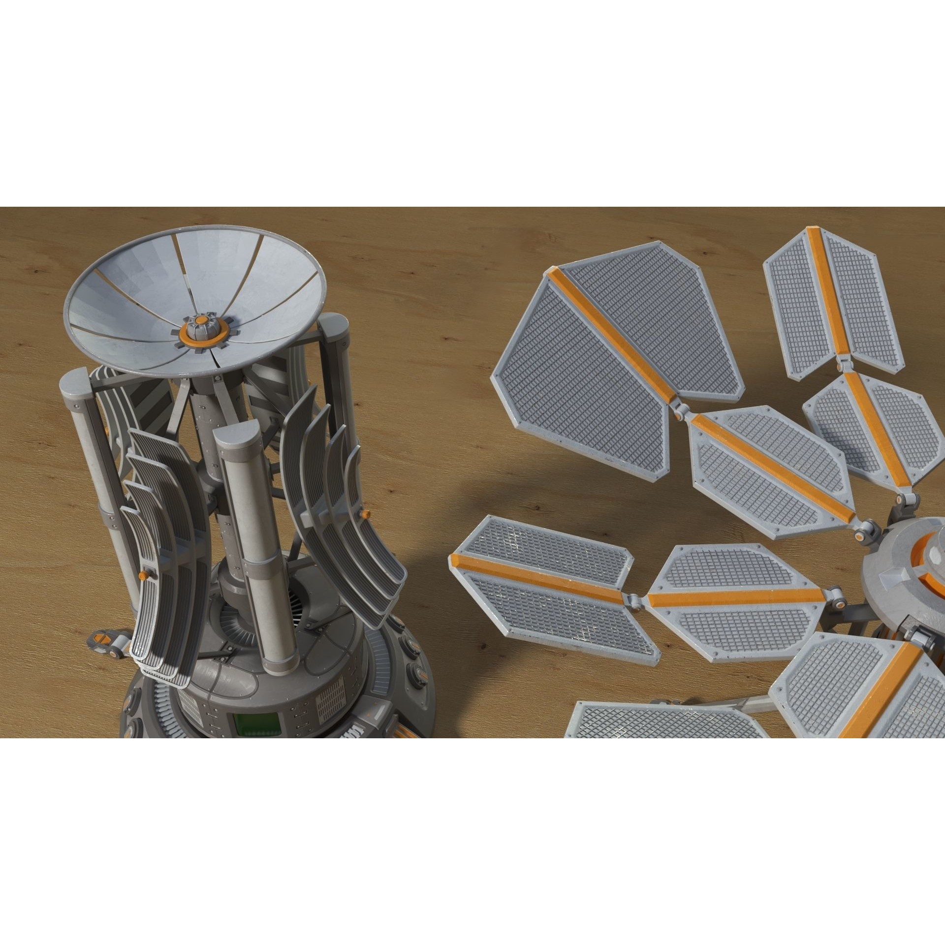 Antenas Collection - Low-Poly Game-Ready 3D Model - View 8