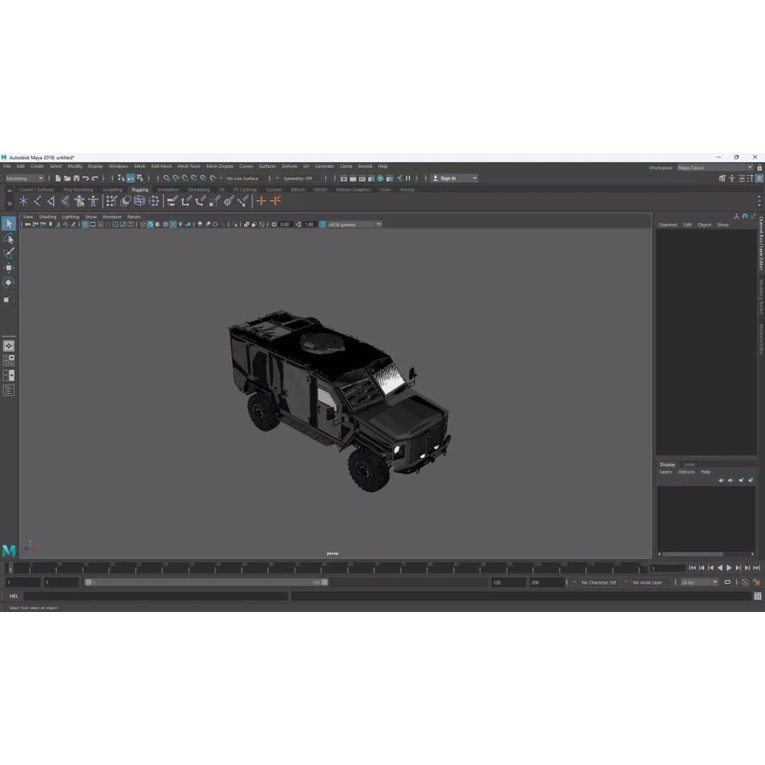 Lenco BearCat G4 Tactical Armored Vehicle 3D Model – High Poly PBR Asset, FBX - View 13