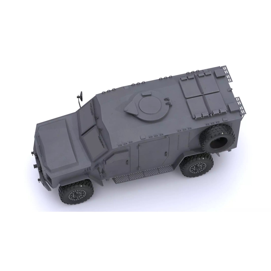 Lenco BearCat G4 Tactical Armored Vehicle 3D Model – High Poly PBR Asset, FBX - View 15