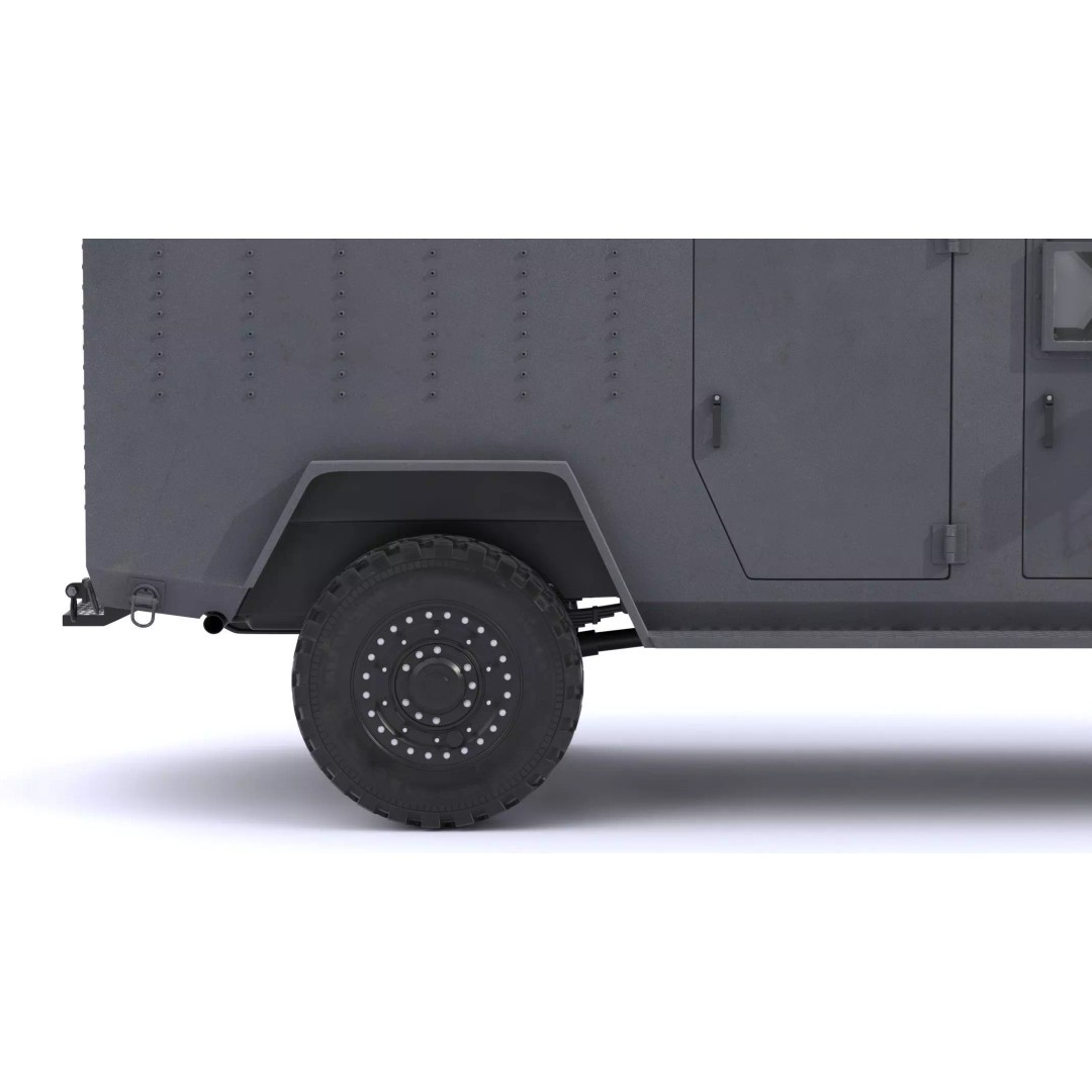 Lenco BearCat G4 Tactical Armored Vehicle 3D Model – High Poly PBR Asset, FBX - View 18