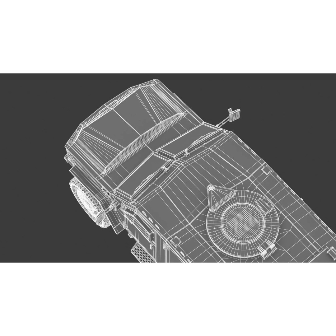 Lenco BearCat G4 Tactical Armored Vehicle 3D Model – High Poly PBR Asset, FBX - View 25