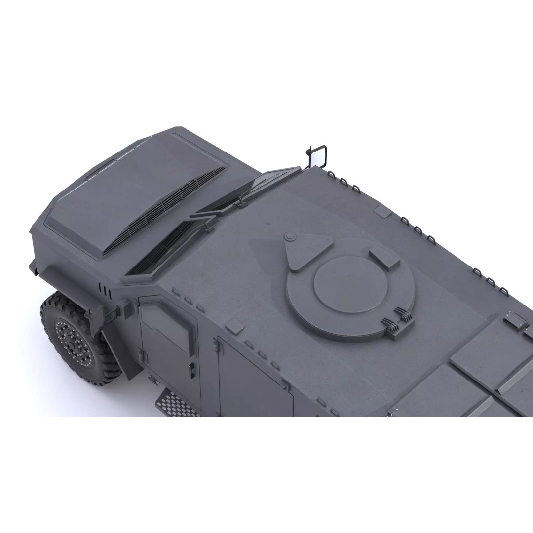 Lenco BearCat G4 Tactical Armored Vehicle 3D Model – High Poly PBR Asset, FBX - View 27