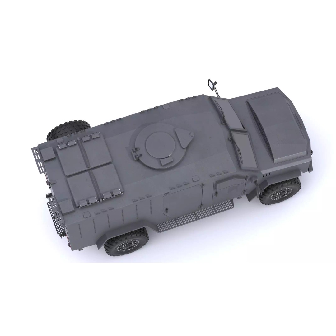 Lenco BearCat G4 Tactical Armored Vehicle 3D Model – High Poly PBR Asset, FBX - View 7