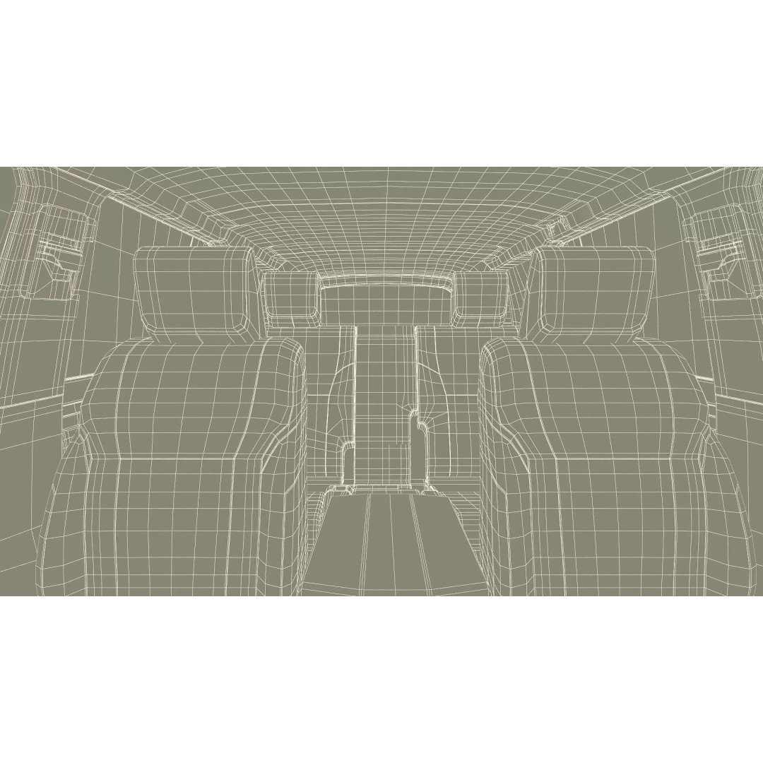Lexus GX 550 Premium 2024 Gray Rigged 3D Model – High Poly SUV Asset