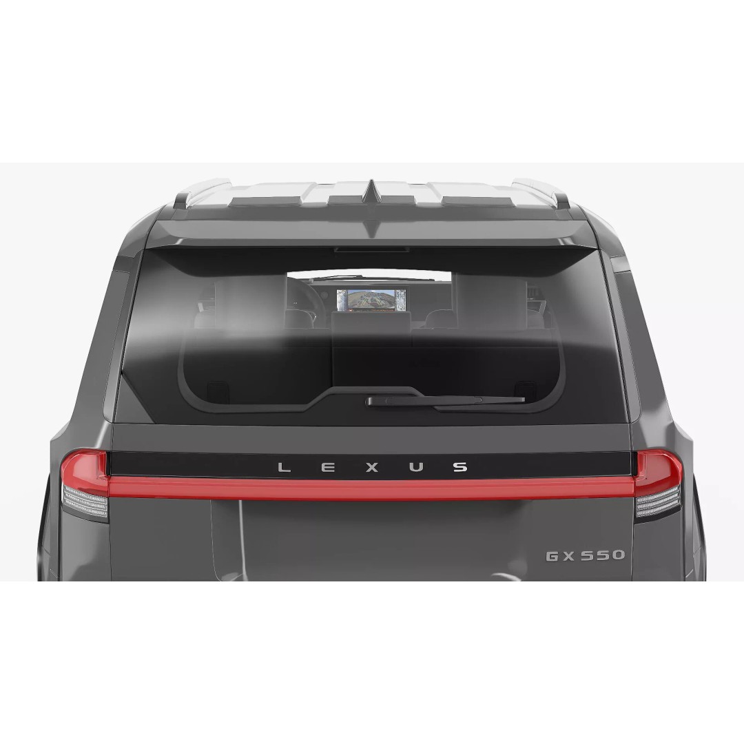 Lexus GX 550 Premium 2024 Gray Rigged 3D Model – High Poly SUV Asset - View 14