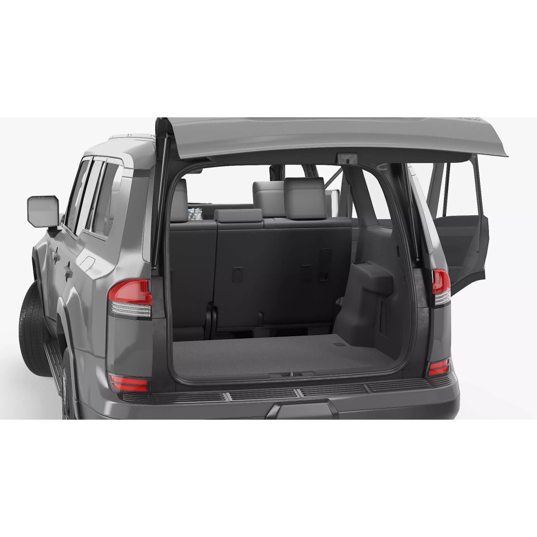 Lexus GX 550 Premium 2024 Gray Rigged 3D Model – High Poly SUV Asset - View 16