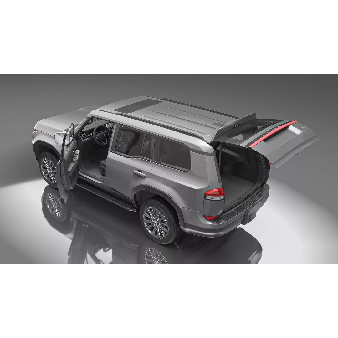 Lexus GX 550 Premium 2024 Gray Rigged 3D Model – High Poly SUV Asset - View 3