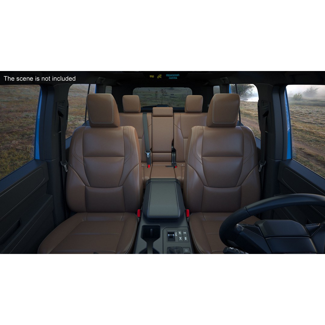 Toyota Land Cruiser 2024 3D Model – High Poly PBR Vehicle, FBX, OBJ - View 10