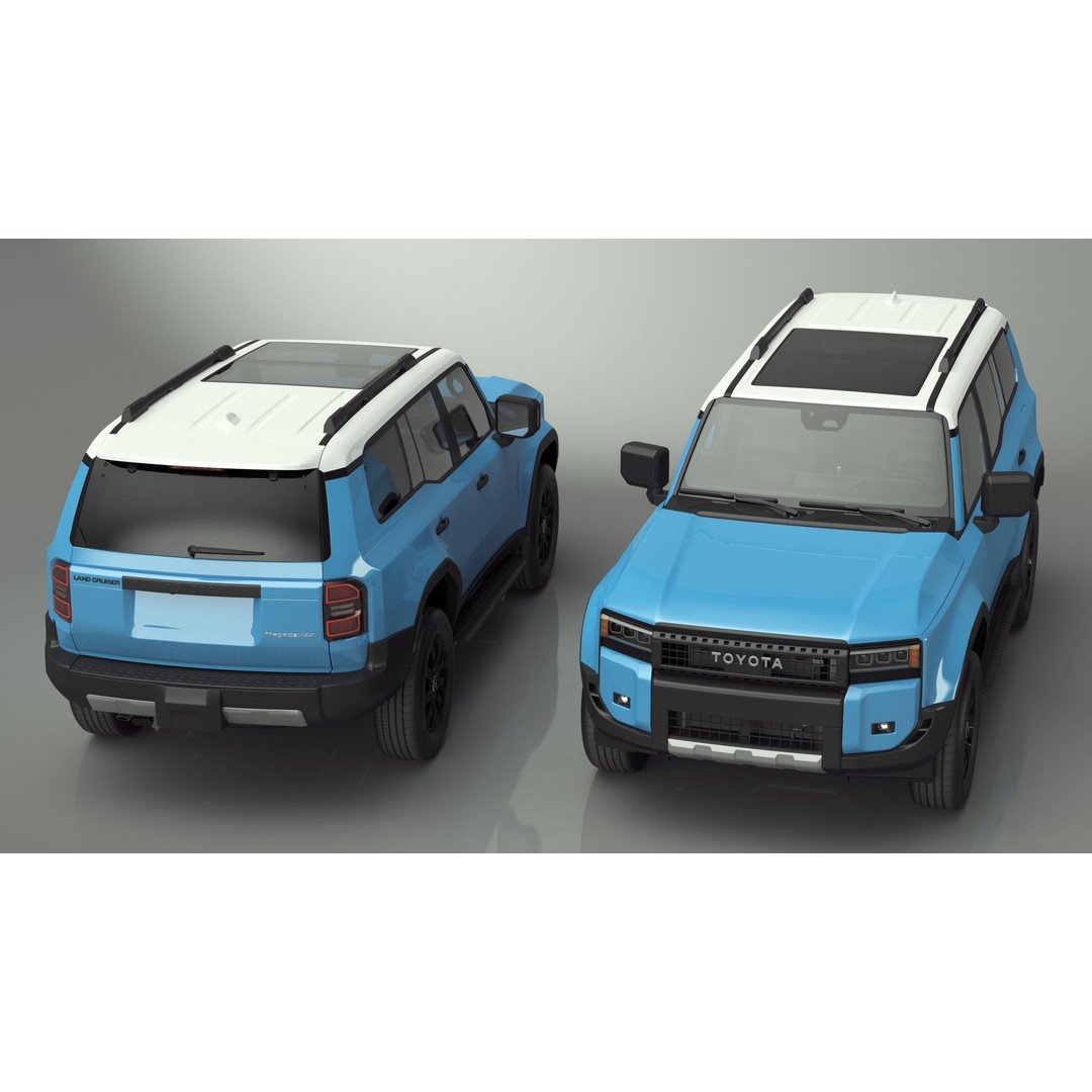 Toyota Land Cruiser 2024 3D Model – High Poly PBR Vehicle, FBX, OBJ - View 13