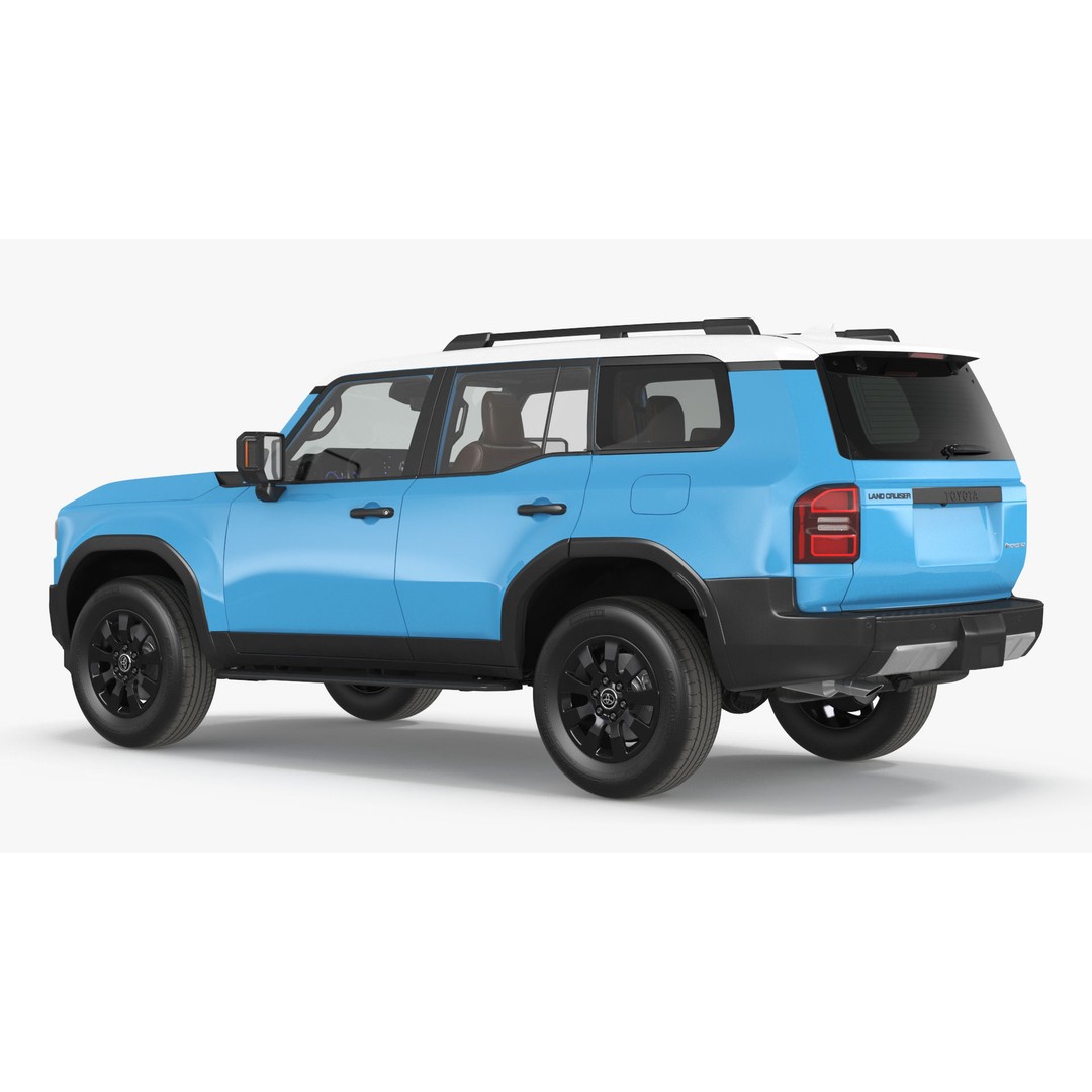 Toyota Land Cruiser 2024 3D Model – High Poly PBR Vehicle, FBX, OBJ - View 14