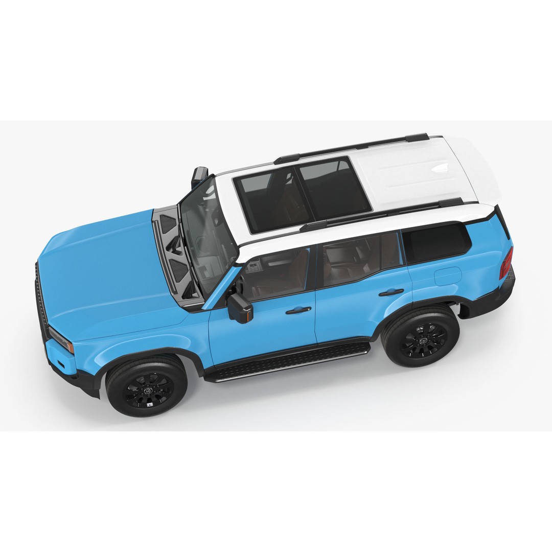 Toyota Land Cruiser 2024 3D Model – High Poly PBR Vehicle, FBX, OBJ - View 15