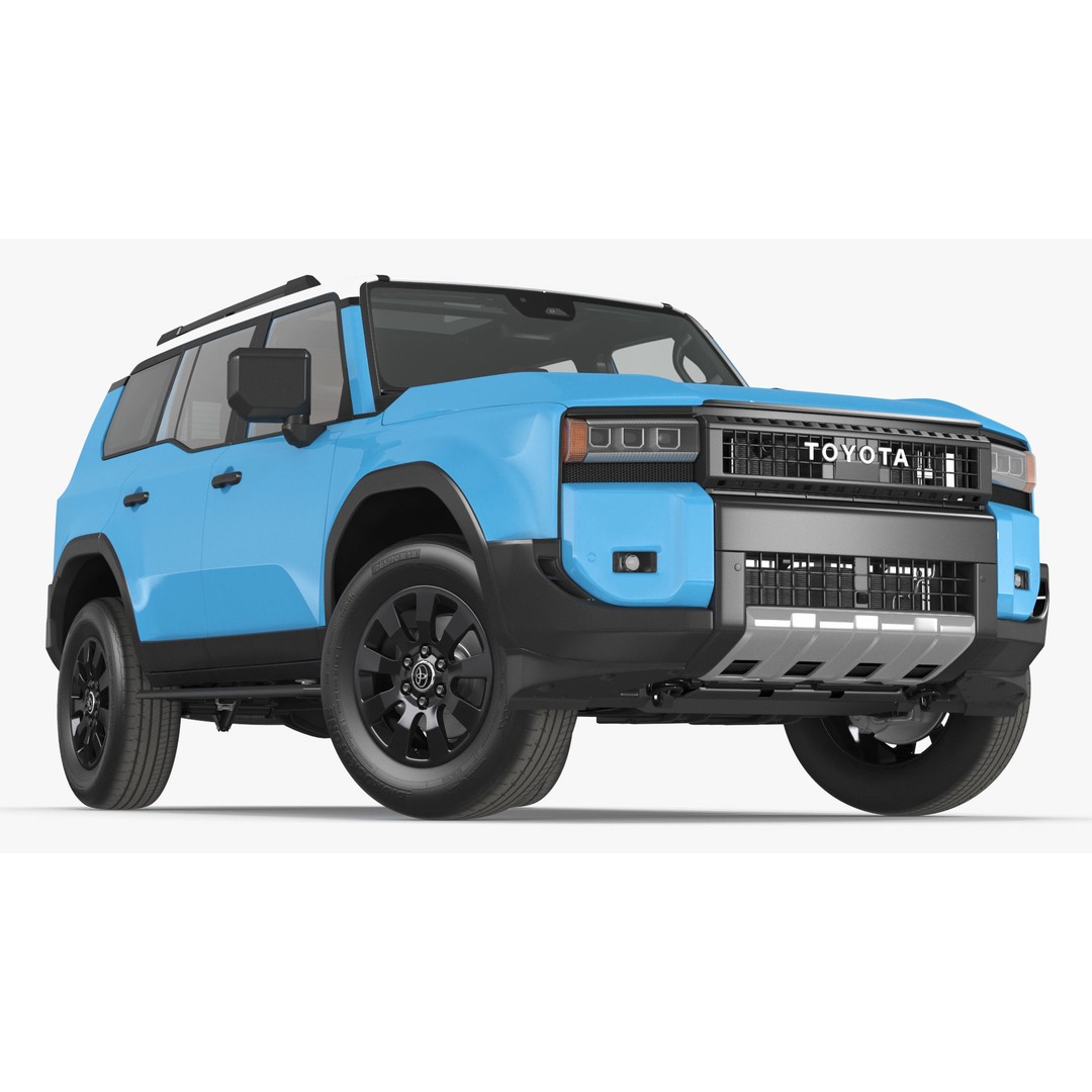 Toyota Land Cruiser 2024 3D Model – High Poly PBR Vehicle, FBX, OBJ - View 23