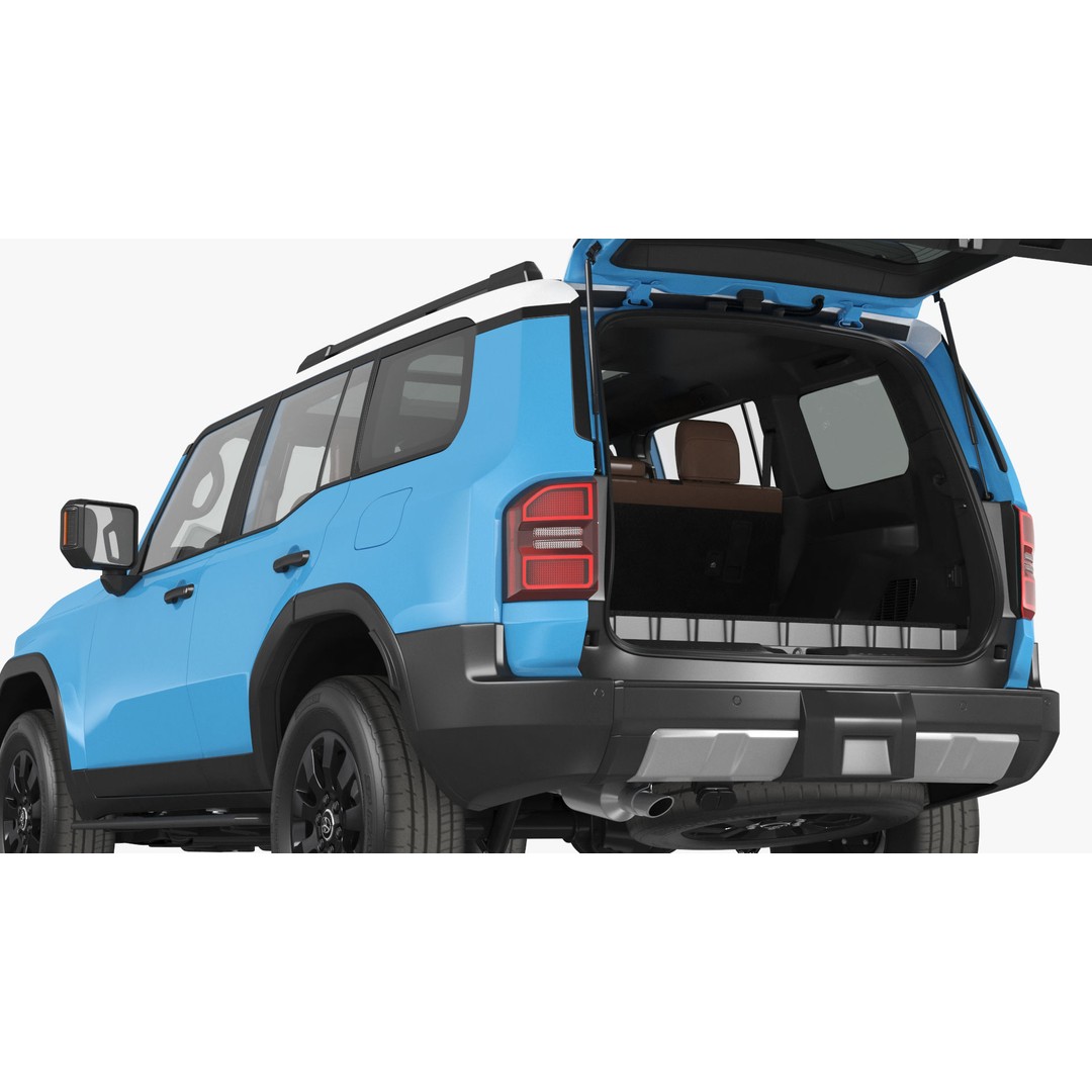 Toyota Land Cruiser 2024 3D Model – High Poly PBR Vehicle, FBX, OBJ - View 24