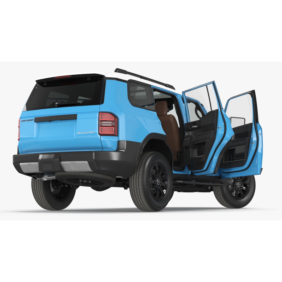 Toyota Land Cruiser 2024 3D Model – High Poly PBR Vehicle, FBX, OBJ - View 25