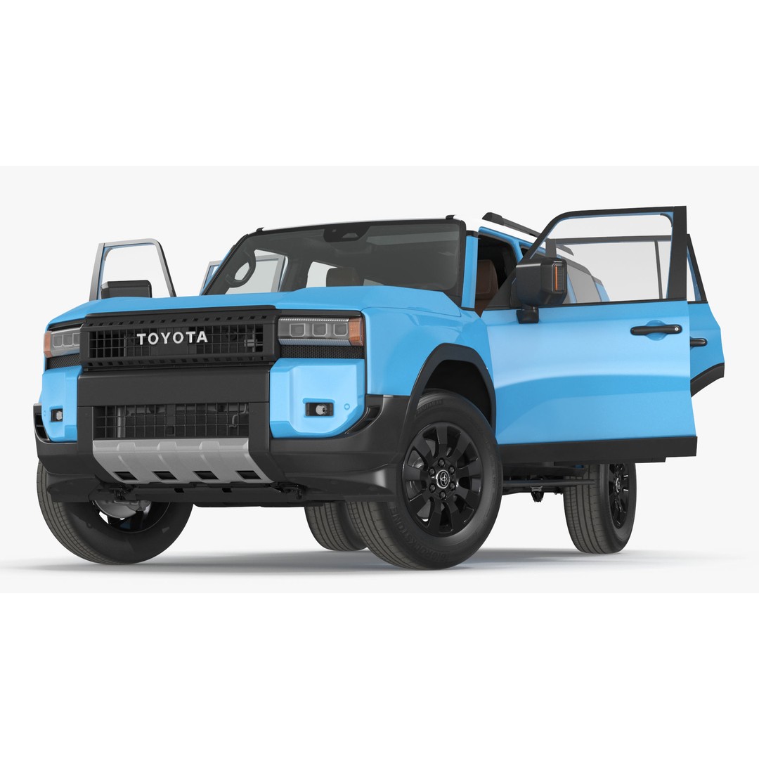 Toyota Land Cruiser 2024 3D Model – High Poly PBR Vehicle, FBX, OBJ - View 26