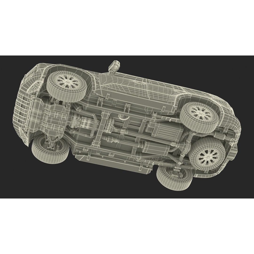 Toyota Land Cruiser 2024 3D Model – High Poly PBR Vehicle, FBX, OBJ - View 47