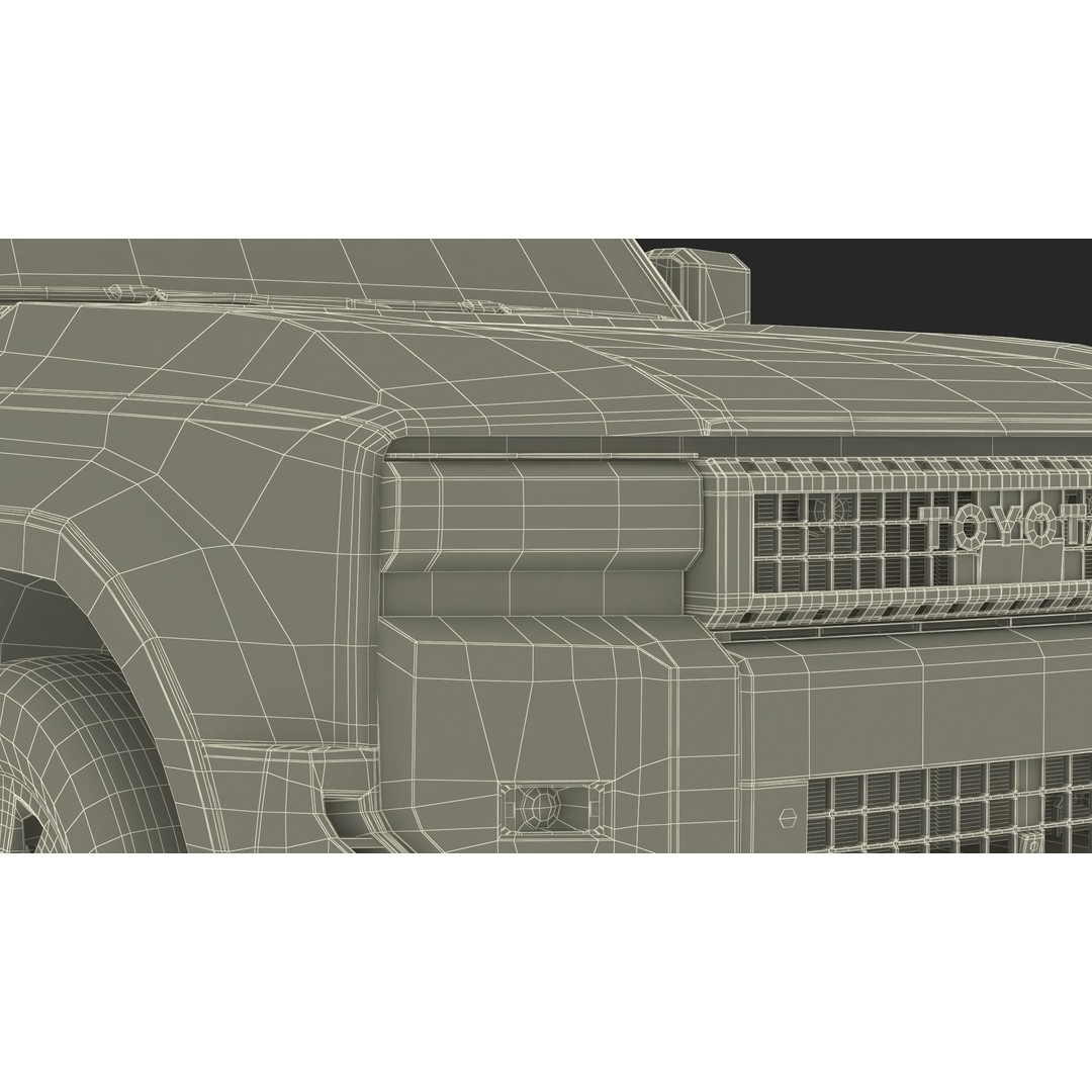 Toyota Land Cruiser 2024 3D Model – High Poly PBR Vehicle, FBX, OBJ - View 49