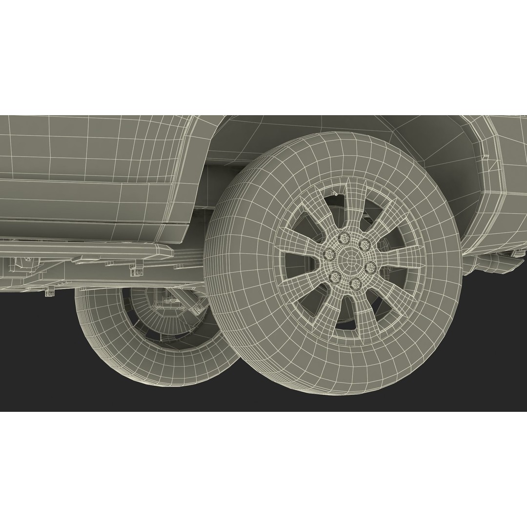 Toyota Land Cruiser 2024 3D Model – High Poly PBR Vehicle, FBX, OBJ - View 53