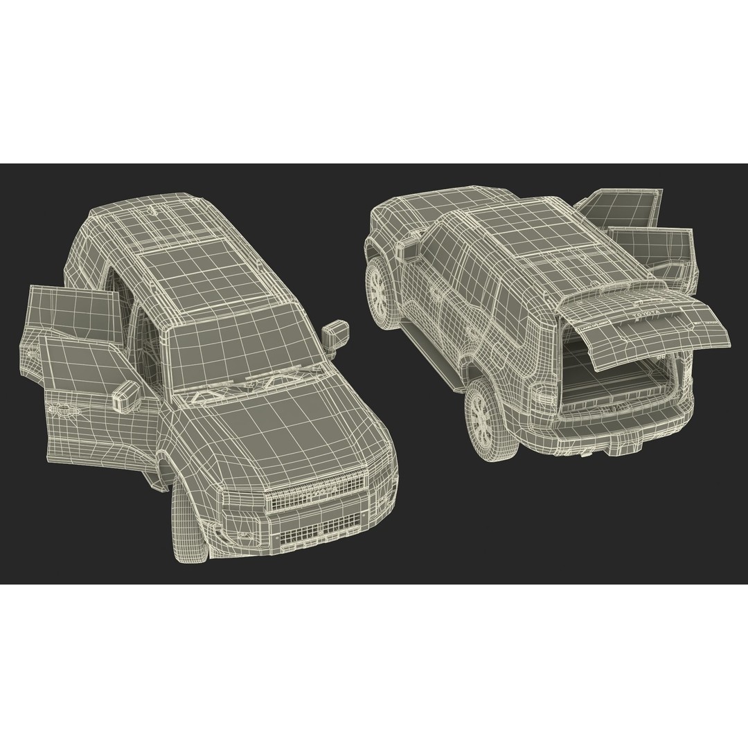 Toyota Land Cruiser 2024 3D Model – High Poly PBR Vehicle, FBX, OBJ - View 58