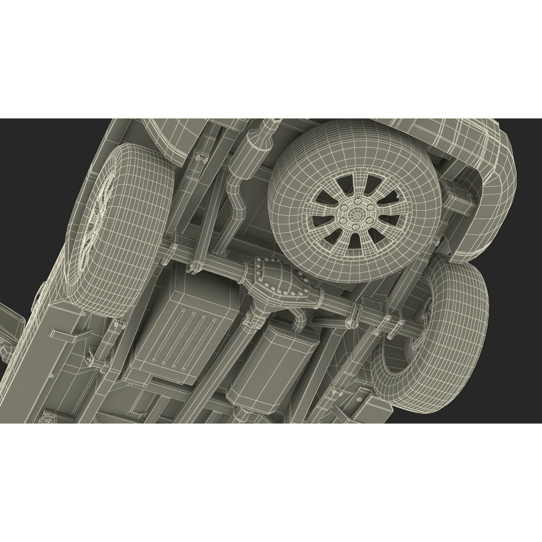 Toyota Land Cruiser 2024 3D Model – High Poly PBR Vehicle, FBX, OBJ - View 61