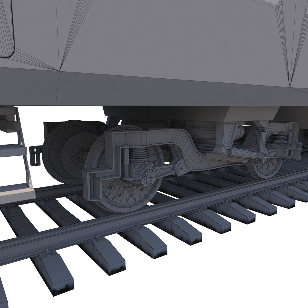 Siemens Desiro Rus 3D Model – High Detail Electric Train, FBX, OBJ - View 14