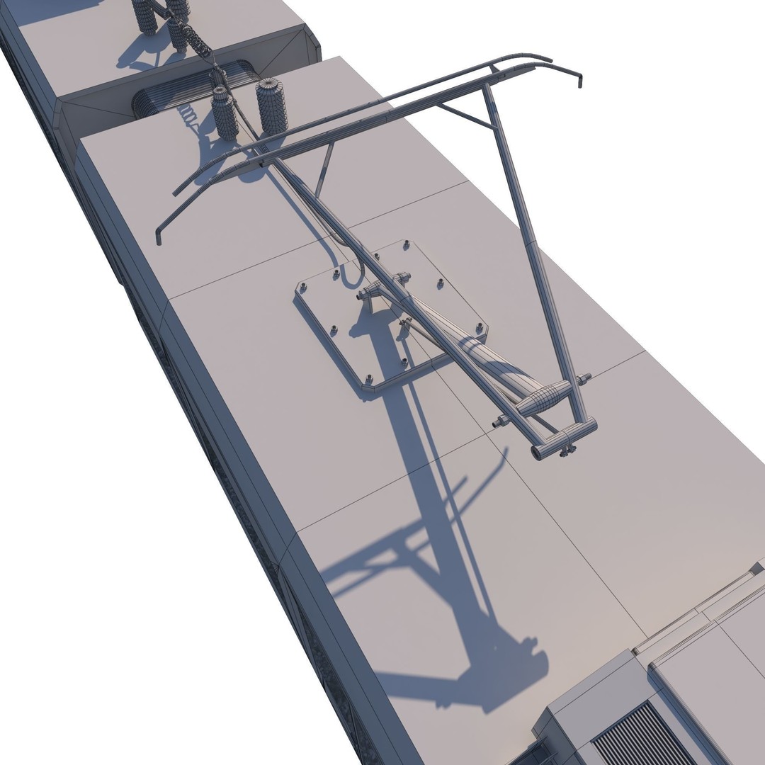 Siemens Desiro Rus 3D Model – High Detail Electric Train, FBX, OBJ - View 19
