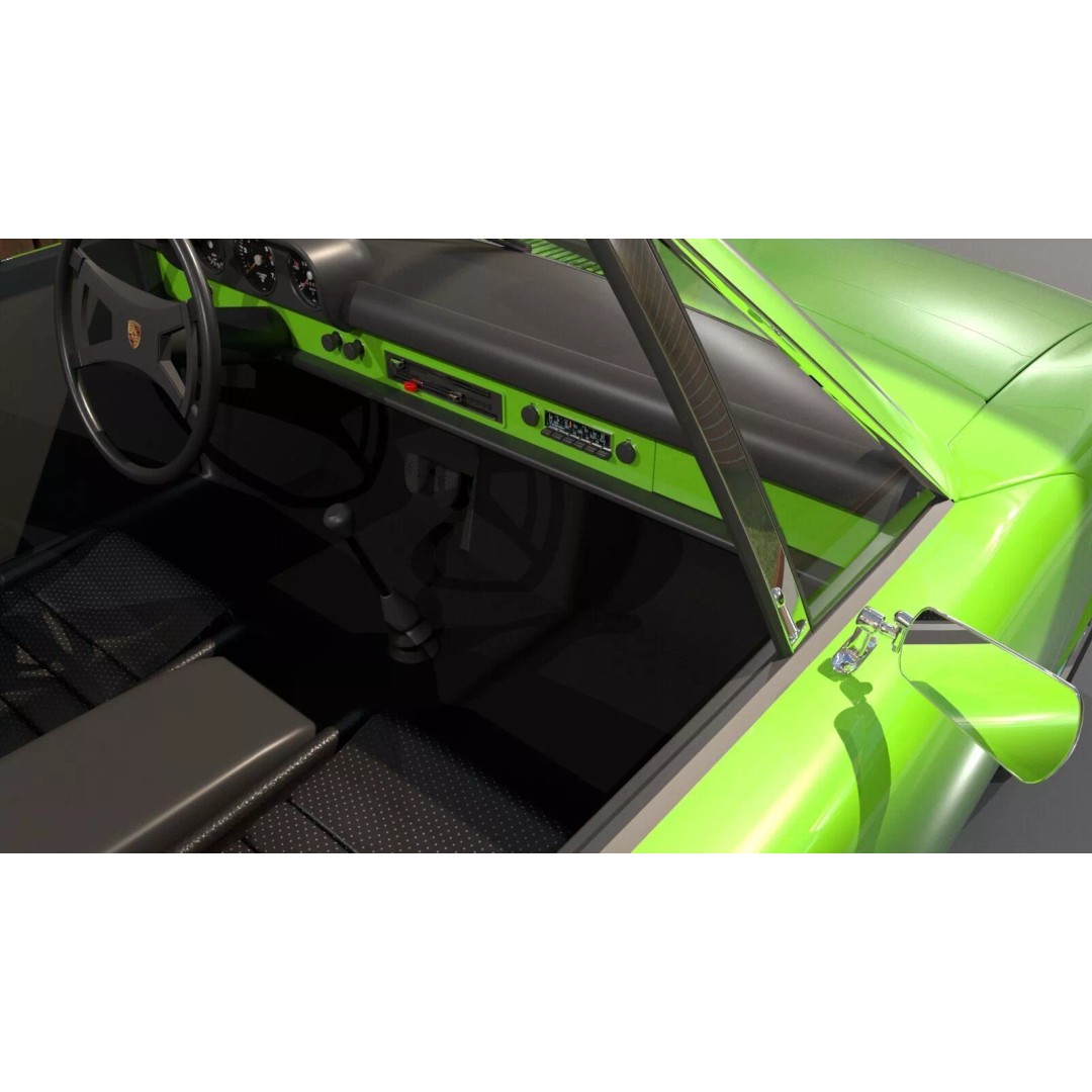 Porsche 914 3D Model – Classic Sports Car, Game-Ready FBX, OBJ - View 13