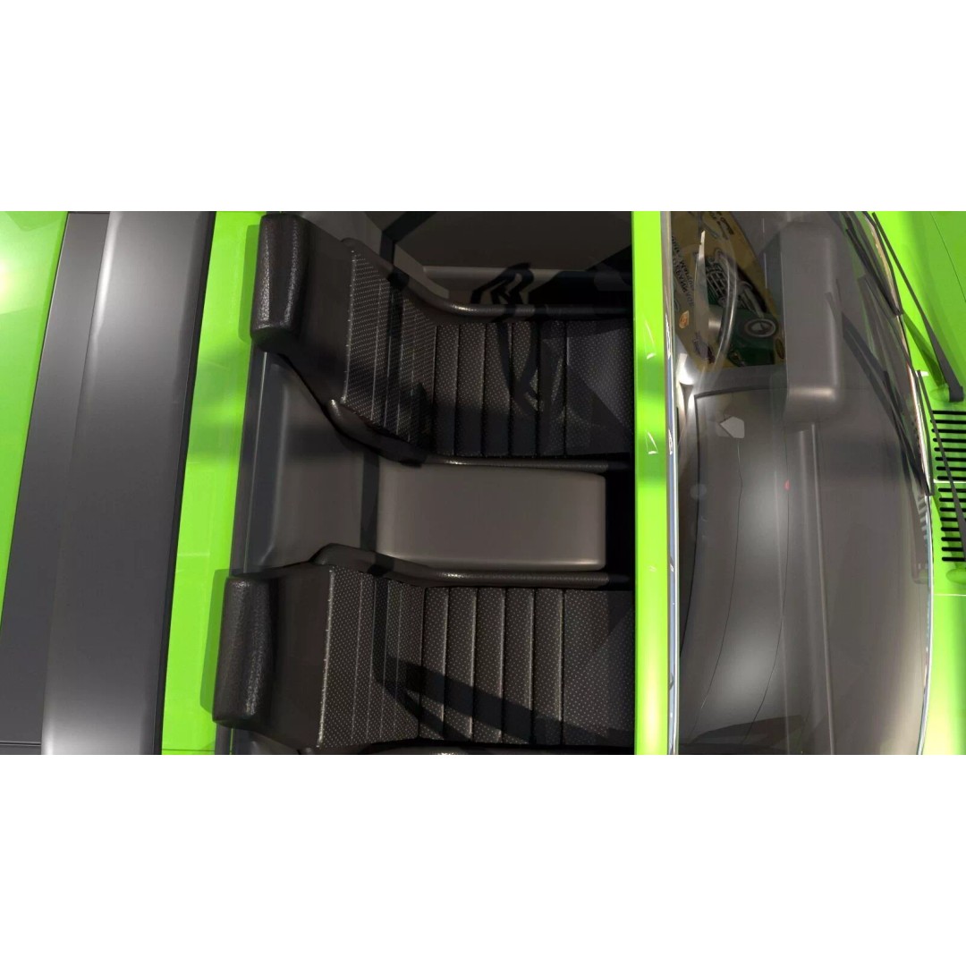 Porsche 914 3D Model – Classic Sports Car, Game-Ready FBX, OBJ - View 14