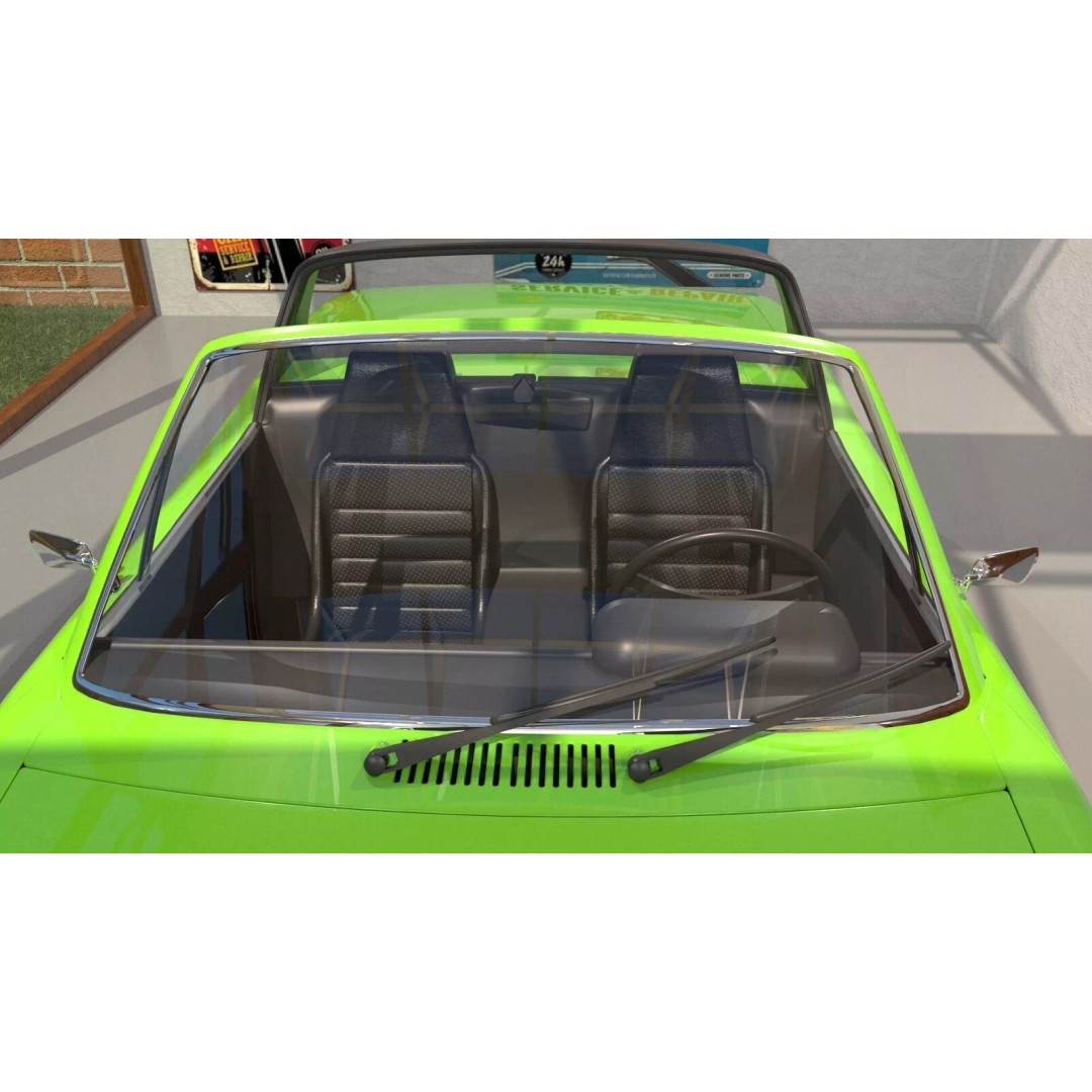 Porsche 914 3D Model – Classic Sports Car, Game-Ready FBX, OBJ - View 15