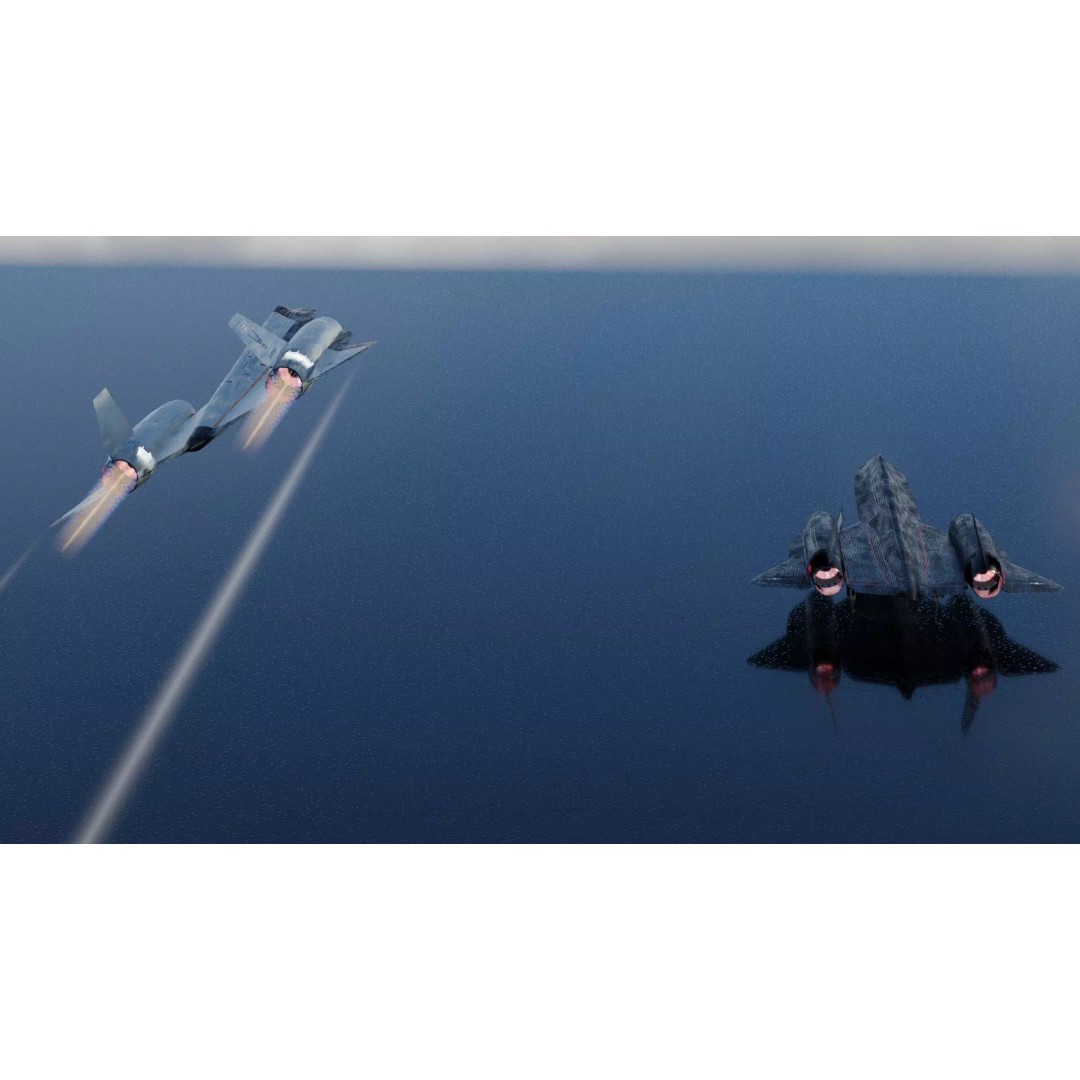 Lockheed SR-71 Blackbird 3D Model – Low Poly Rigged Aircraft, FBX