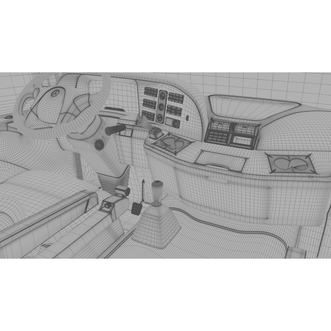 Mercedes Actros 4144 3D Model – High Poly Vehicle Asset, FBX, OBJ, Blender