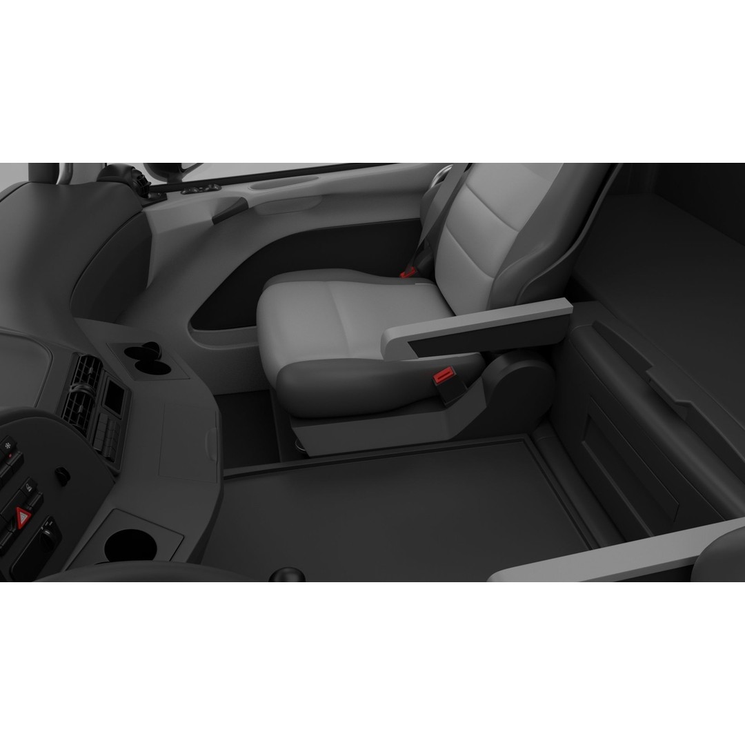 Mercedes Actros 4144 3D Model – High Poly Vehicle Asset, FBX, OBJ, Blender - View 12