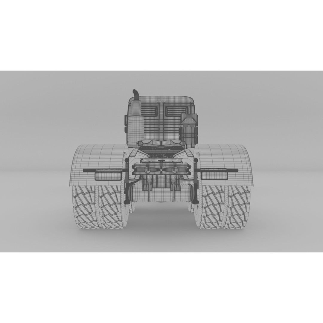 Mercedes Actros 4144 3D Model – High Poly Vehicle Asset, FBX, OBJ, Blender - View 19