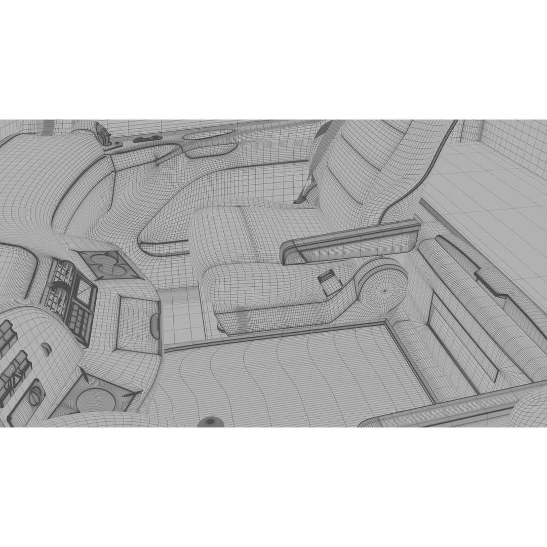 Mercedes Actros 4144 3D Model – High Poly Vehicle Asset, FBX, OBJ, Blender - View 32